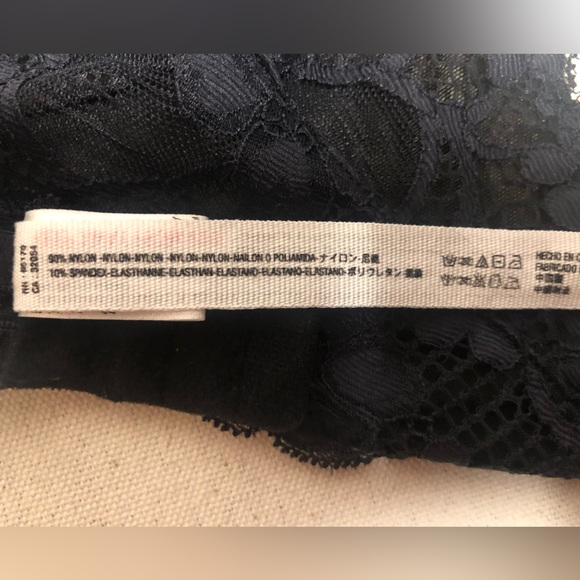 Free people intimately Dark Navy Lace Bralette size S/P - Picture 6 of 8